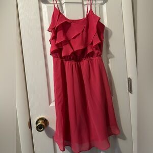 Lauren Conrad Size 4 Bright Pink Dress